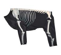 Generisch 2026 Disfraz de Halloween para mascotas, tema terrible, ropa para mascotas, accesorios interesantes para mascotas para Halloween, diario (negro, XXL)