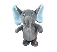 Generisch 2026 Elefante Respiración Peluche de barro para conciliar el sueño con luces musicales y movimiento de respiración rítmica, peluches de barro, koalas respiración (azul, A)