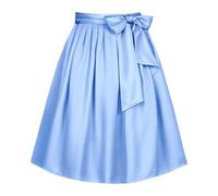 Generisch 2026 Elegante falda envolvente para mujer para fiestas de cerveza de uso diario. Traje informal versátil con diseño de cinta en la cintura. Autobiografía, azul, M