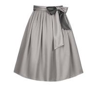 Generisch 2026 Elegante falda envolvente para mujer para fiestas de cerveza de uso diario. Traje informal versátil con diseño de cinta en la cintura. Autobiografía, gris, S