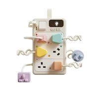 Generisch 2026 "Enchufe educativo interactivo con interruptores enchufes: un rompecabezas educativo para la exploración de conceptos eléctricos" (A, 16,5 x 16,5 x 3 cm)