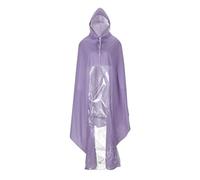 Generisch 2026 Erwachsene Fahrrad Regenmantel Mit Erweiterter Länge & Verstärkte Dicke Volle Abdeckung Radfahren Regen Poncho Für (Purple, XXXL)