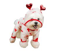 Generisch 2026 Este chubasquero con estampado de corazones es adecuado para tallas pequeñas y medianas es perfecto para cualquier clima. (E, XL)