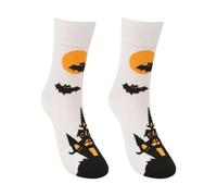 Generisch 2026 Halloween calabaza bruja novedad calcetines de tripulación media pantorrilla longitud casual fiesta vestido para