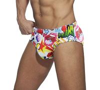 Generisch 2026 Hombres Fresco Deportes De Secado Rápido Colorido A Juego De Playa Pantalones Cortos Triángulo Estilo De Moda Traje De Baño, rojo, L