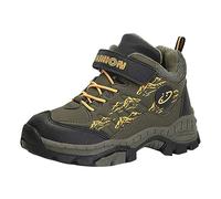 Generisch 2026 Invierno Botas de Nieve Mid Top Outdoor Alpinismo Zapatos de Algodón Ligero Antideslizante Calzado Deportivo Cálido para Niño Grande Pequeño, Verde militar., 40 EU