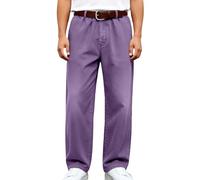 Generisch 2026 Jeans Casual Stretch Denim Pantalones vaqueros clásicos corte cómodo moderno diseño estrecho para el día a día, morado, 3XL
