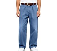 Generisch 2026 Jeans Casual Stretch Denim Pantalones vaqueros clásicos corte cómodo moderno diseño estrecho para el día a día, azul celeste, 3XL