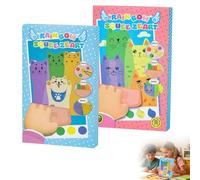 Generisch 2026 Juego de actualización "Rainbow Squeeze Art", 2 juegos de papel para rascar, tarjetas postales DIY, estimular la creatividad, regalo de cumpleaños original para niños y regalos de