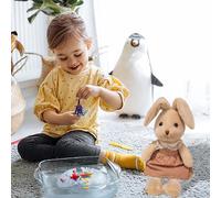 Generisch 2026 Juguete de peluche lindo conejo de peluche de alta calidad. El artículo definitivo para sentirse bien para niños y adultos. ¡En la tendencia para todas las edades! (beige, 40 cm)