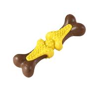 Generisch 2026 Juguete masticable para perros duradero, adecuado para perros a los que les gusta, con un diseño de fragmento, adecuado para el cuidado de tamaño mediano a grande (amarillo, 16 cm)
