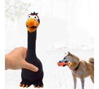 Generisch 2026 Juguetes masticables para mascotas Caucho Natural Juguete Mordedor Duradero para Perros Aagresivos, Cachorros Juguetes para Morder (Forma de Pollo) (B, 20 x 6 x 3)