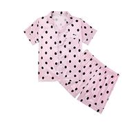 Generisch 2026 Kinder Kleinkind Baby Mädchen Frühling Sommer Cartoon Print Kurzarm Shorts Nachtwäsche Outfits Pyjamas Kleidung (8-9 Years)