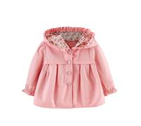 Generisch 2026 Kleinkind Casual Frühling Kapuzenjacken Windjacke Jacke Outwear Mantel Baby Mädchen (12-18 Months)