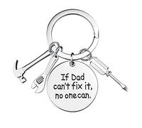 Generisch 2026 Llavero No One Dad Father's Fix It Can't Day With Screwdriver If Can-Keychain Llavero (plata, talla única)