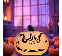 Generisch 2026 Luz decorativa de jardín de Halloween para festivales eventos. Iluminación exterior decorativa para casa jardín con diseño clásico. (B, 22 cm)