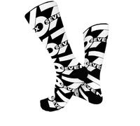 Generisch 2026 Medias de béisbol con diseño de gotas, calcetines originales hasta la rodilla para deportes informales, suaves, cómodas, elásticas, modernas., Negro , talla única