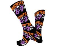 Generisch 2026 Medias de béisbol con diseño de gotas, calcetines originales hasta la rodilla para deportes informales, suaves, cómodas, elásticas, modernas., morado, talla única