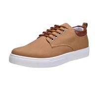 Generisch 2026 Mens Low Top Canvas Senderismo Zapatos con Cordones Moda Zapatos Casual Zapatos Hombre Verano 27, caqui, 41 EU