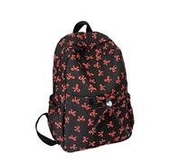 Generisch 2026 Mochila con lazo, linda mochila preppy para niñas adolescentes de regreso a la escuela, estética femenina, mochila diaria, bolsa de biblioteca universitaria, pequeña bolsa de maquillaje