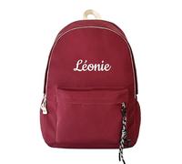 Generisch 2026 Mochila Infantil Personalizada con Nombres DIY Mochila Infantil para Escuela Viajes Linda Bolsa Pequeña para Preescolar, Guardería, Escuela Primaria (Rojo, Talla Única)