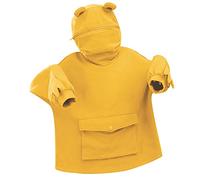 Generisch 2026 Mujeres Diseño De Bolsillo De Las Mujeres De Trío Lindo Suéter Sudadera- Blusa De Las Mujeres, amarillo, XXL