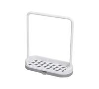 Generisch 2026 Organizador para paños de cocina, soporte de esponja, esponja escurridora, soporte para paños de cocina, organizador del hogar, para paños de cocina, detergente para lavavajillas (gris