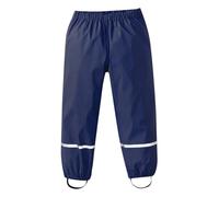 Generisch 2026 Pantalones de lluvia para niñas y niños, para jugar al aire libre, días lluviosos, pantalones duraderos con cintura elástica para niños pequeños, marine, M