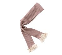 Generisch 2026 Pantalones de niña forrados con forro polar Pantalones de invierno cálidos para días acogedores Medias sin pie con volantes Pantalones cómodos para niños para estaciones frías, Rosa., 3