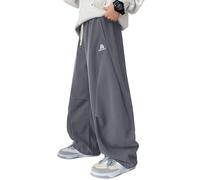 Generisch 2026 Pantalones deportivos para niños pequeños y niños grandes, pantalones de chándal casuales con cintura elástica cómoda para el patio de recreo escolar y la vida cotidiana para niños de 4