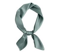 Generisch 2026 Pañuelo de cuello para mujer, bufanda de 70 x 70 cm, bufandas con cinta, pañuelo para el cuello para mujer, polka, Verde militar., talla única