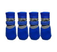 Generisch 2026 Paquete de 4 botas de lluvia, calcetines transpirables, cubrezapatos ajustables con suela antideslizante, tallas S M, Rojo, L (azul, 15,2 x 6,3 cm)