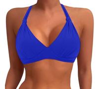 Generisch 2026 Parte superior de bikini para mujer de talla grande, talla grande, parte superior de natación, cobertura completa, parte superior de traje de baño, sujetador deportivo, parte superior