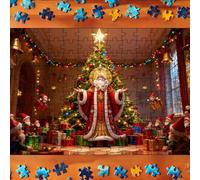 Generisch 2026 ¡Pasa un tiempo maravilloso con una selección de rompecabezas diseña tu propia historia de Navidad llena de alegría de felicidad! (rojo, 30 x 21 cm)