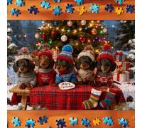 Generisch 2026 ¡Pasa un tiempo maravilloso con una selección de rompecabezas diseña tu propia historia de Navidad llena de alegría de felicidad! (rojo, 30 x 21 cm)