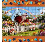 Generisch 2026 ¡Pase un rato maravilloso con una selección de rompecabezas diseñe su propia historia de Navidad llena de alegría de felicidad! (verde, 30 x 21 cm)