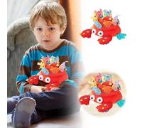 Generisch 2026 Peluche Animal Animal Juguete Bebé Muñecas Educativas Preescolar Se Pueden masticar 0 6 años (A, 30 x 27 cm)