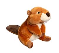 Generisch 2026 Peluche de castor, juguete de castor, muñeca de Pascua, adecuado para niños, niñas y niños (marrón, 20 cm)