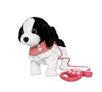 Generisch 2026 Perrito robot de IA realista con control de marcha realista, ladridos, movimiento de cola operación interactiva para niños y niñas de 2 a 15 años. (negro, talla única)
