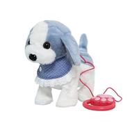 Generisch 2026 Perrito robot de IA realista con control de marcha realista, ladridos, operación interactiva de movimiento de cola para niños y niñas de 2 a 15 años. (gris, talla única)