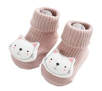 Generisch 2026 primavera recién nacido 3D caricatura botas de bebé para calcetines antideslizantes cuello suelto niño piso, E, Small