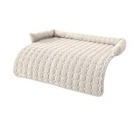 Generisch 2026 Protector de Sofá Cama Lavable Cálido Suave con Cojín para (Beige, A)