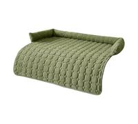 Generisch 2026 Protector de Sofá Cama Lavable Cálido Suave con Cojín para (Verde, A)
