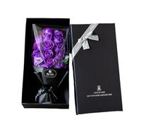 Generisch 2026 Regalo para el Día de la Madre Día de San Valentín Simulación Rosa Jabón Flor Eterna Regalo (B, 36 x 20 x 12 cm)