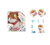 Generisch 2026 Roboterwelpe Mi cachorro robot realista que corre como un verdadero cachorro (blanco, 26,5 x 25,5 cm)