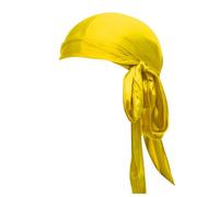 Generisch 2026 Seda Durag Multicolor para Mujer Hombre Perfecto Ondas Trenzas Rizado Estilo Sombrero Bucket, amarillo, Talla única