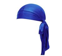Generisch 2026 Seda Durag Multicolor para Mujer Hombre Perfecto Ondas Trenzas Rizado Estilo Sombrero Bucket, azul, Talla única