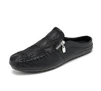 Generisch 2026 Sleek Slip-On Zapatos de verano con material superior transpirable Suela antideslizante. Cómodo de poner gracias al talón abierto para una vida diaria óptima., Negro , 40 EU