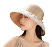 Generisch 2026 Sombrero de Verano Categoría de producto Sombrero de mujer Novia Boda Iglesia Fiesta del Té Sombrero de sol de ala ancha Sombrero para el sol al aire libre Elegante Temperamento