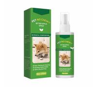 Generisch 2026 Spray masticable para perros, de muebles, zapatos, vendajes, entrenamiento de perros, spray conductual, 120 ml, para interior y exterior (blanco, 3,9 x 13,1 cm)